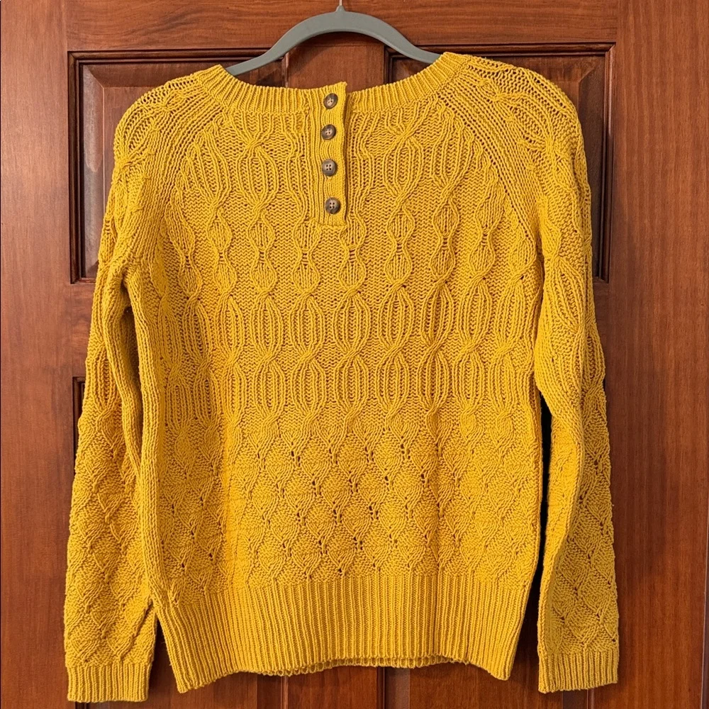 Sparrow Golden Cable Knit Sweater - Picture 2 of 4